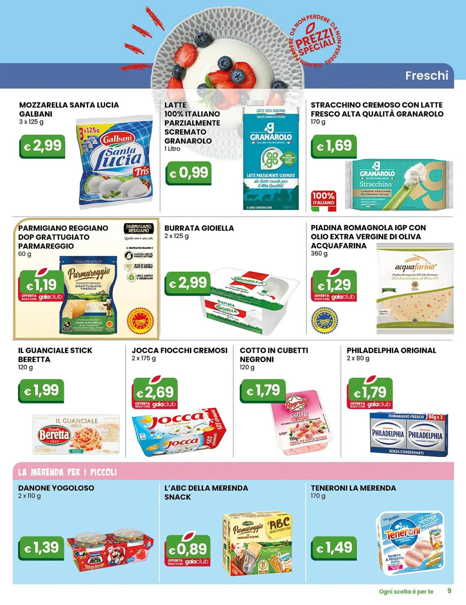Volantino Gala Supermercati da 17 aprile a 30 aprile di 2024 - Pagina del volantino 9
