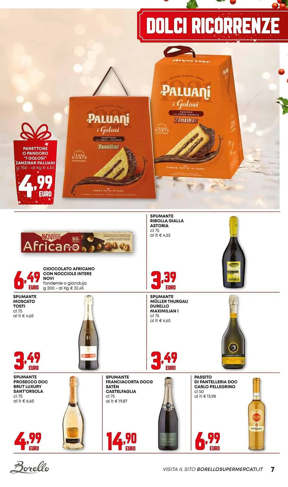 Volantino Borello Supermercati da 18 dicembre a 31 dicembre di 2025 - Pagina del volantino 7