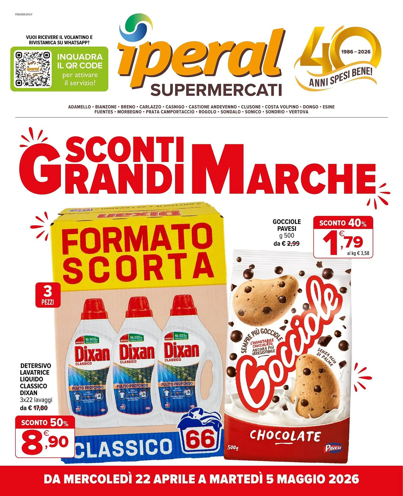 Volantino Iperal da 22 aprile a 5 maggio di 2026 - Pagina del volantino 1