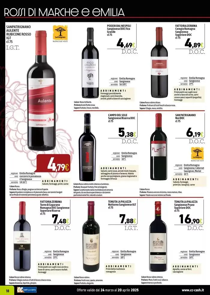 CARTA VINI 2025 da 24 marzo a 20 aprile di 2025 - Pagina del volantino 18