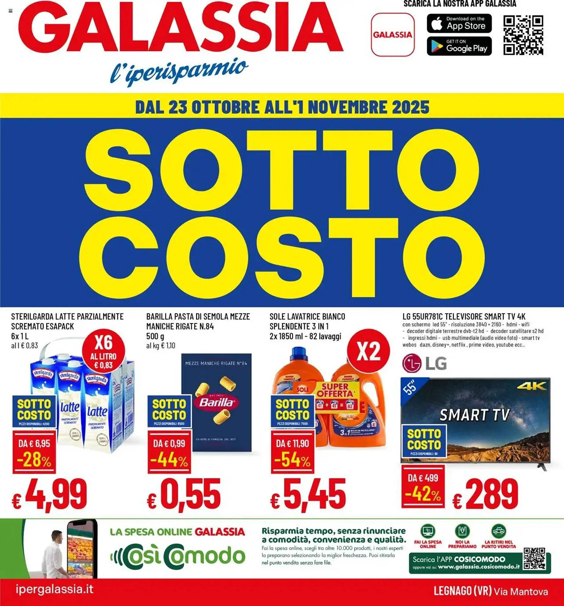 Volantino Galassia da 23 ottobre a 1 novembre di 2025 - Pagina del volantino 1