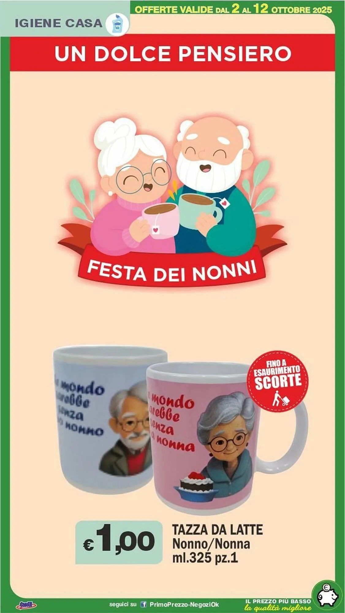 Volantino Primo Prezzo da 2 ottobre a 12 ottobre di 2025 - Pagina del volantino 25