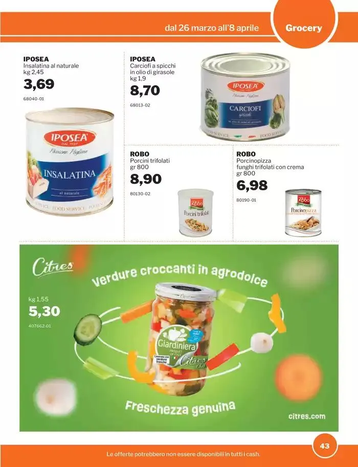 Food&Beverage da 26 marzo a 8 aprile di 2025 - Pagina del volantino 43