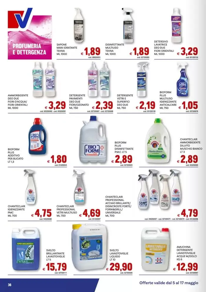 Guida alle offerte da 5 maggio a 17 maggio di 2025 - Pagina del volantino 36