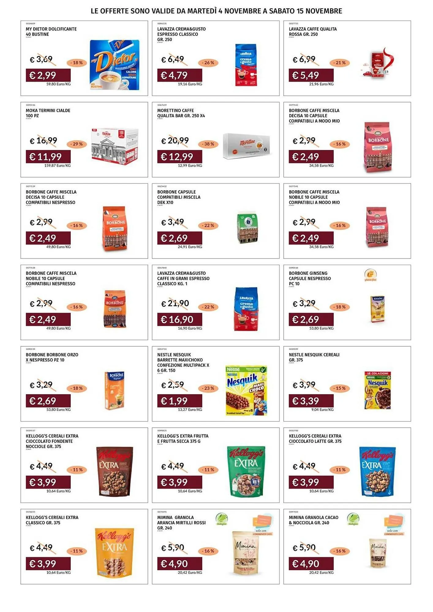 Volantino Prezzemolo e Vitale da 4 novembre a 15 novembre di 2025 - Pagina del volantino 14