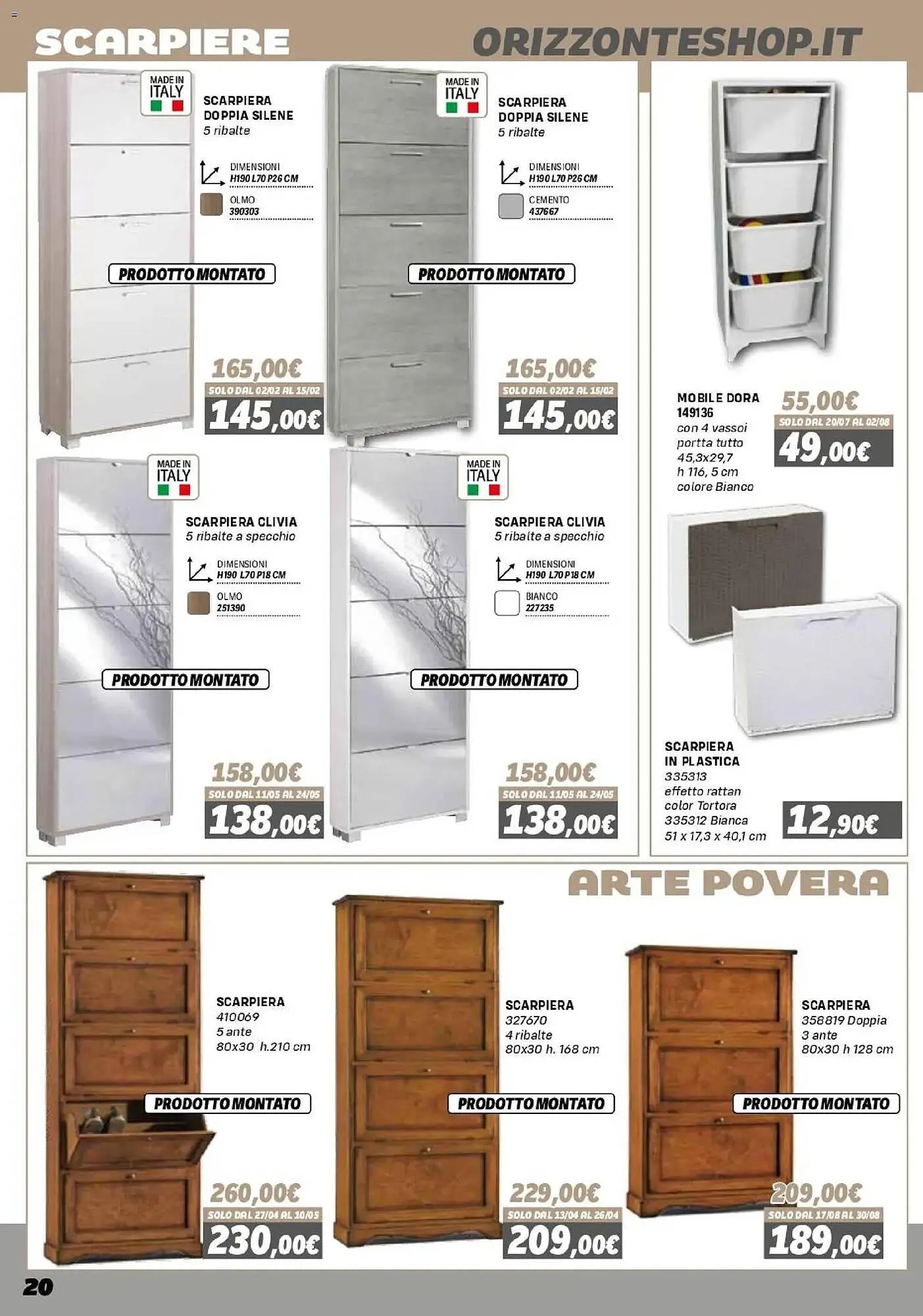 Volantino Orizzonte da 16 gennaio a 27 settembre di 2026 - Pagina del volantino 20