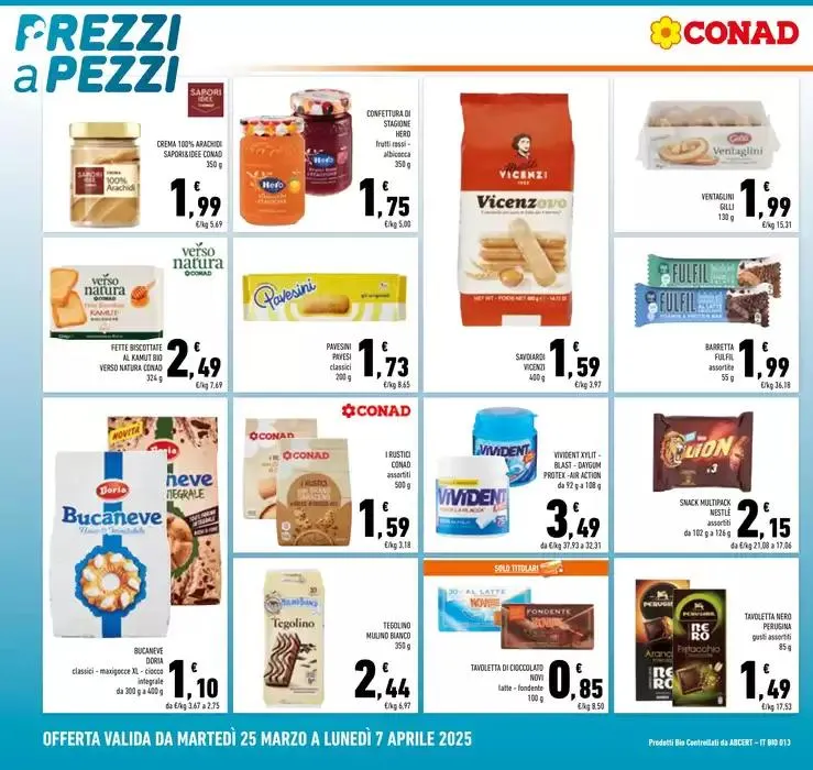 Prezzi a pezzi da 25 marzo a 7 aprile di 2025 - Pagina del volantino 18