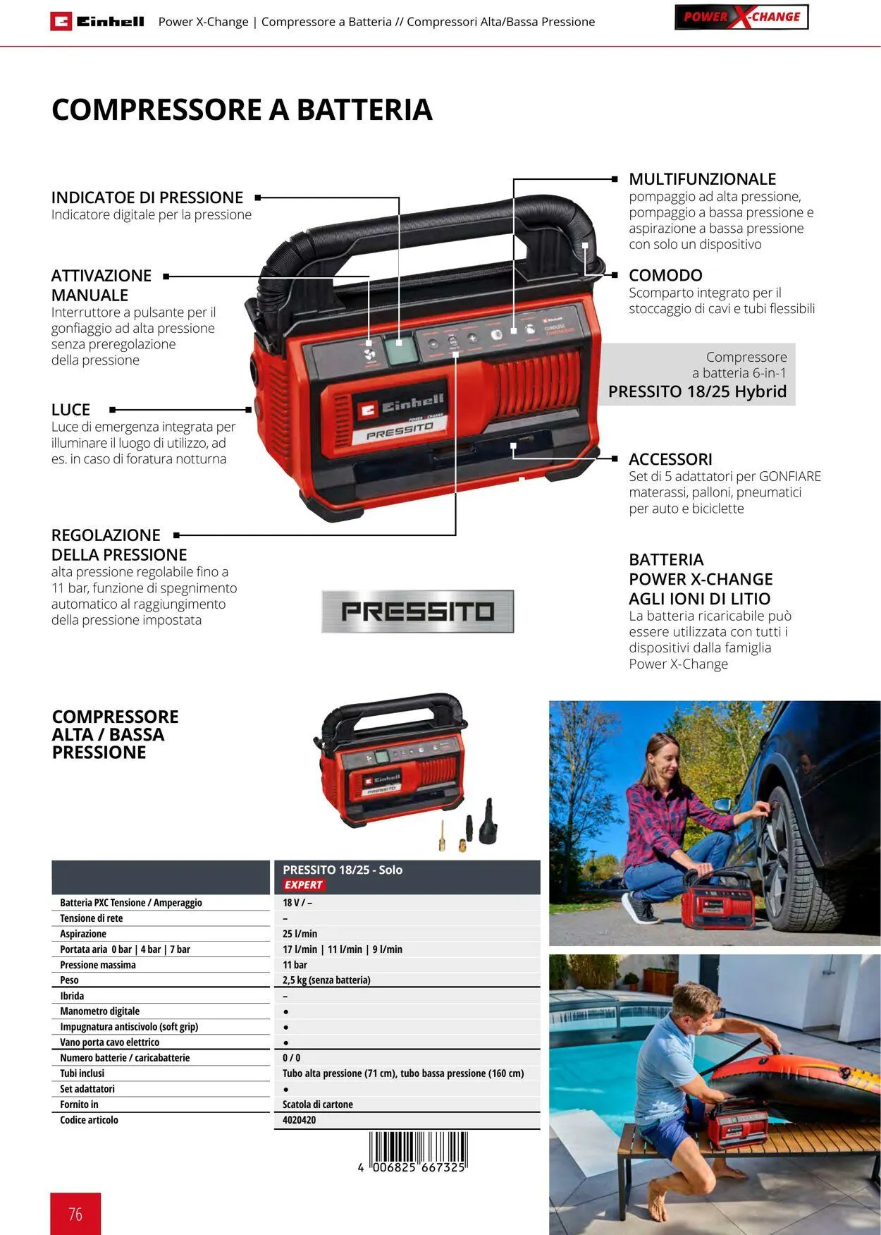 Einhell da 17 giugno a 17 dicembre di 2025 - Pagina del volantino 76