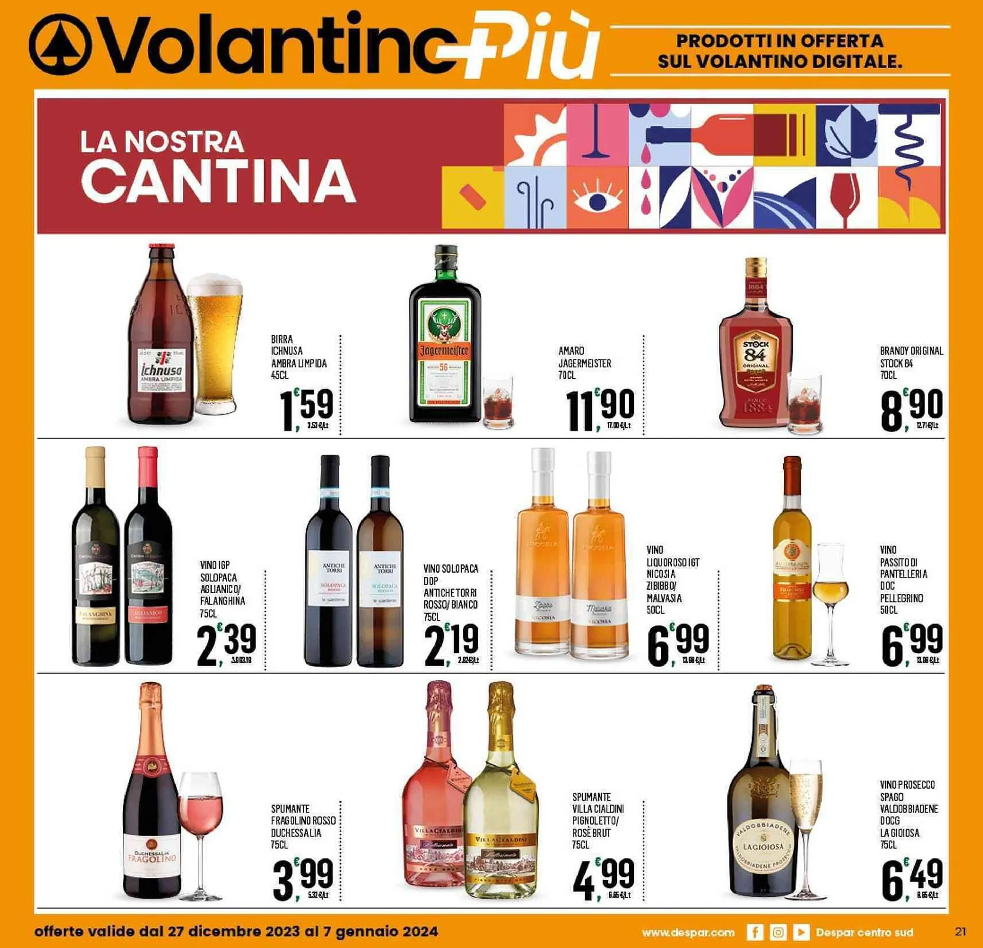 Volantino Despar da 27 dicembre a 7 gennaio di 2024 - Pagina del volantino 21