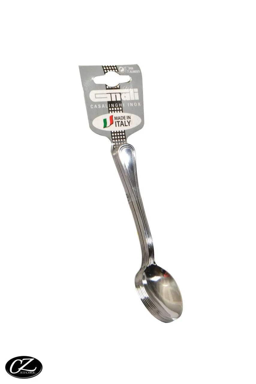 Gnali - Classic stainless steel coffee spoons 6 pcs.