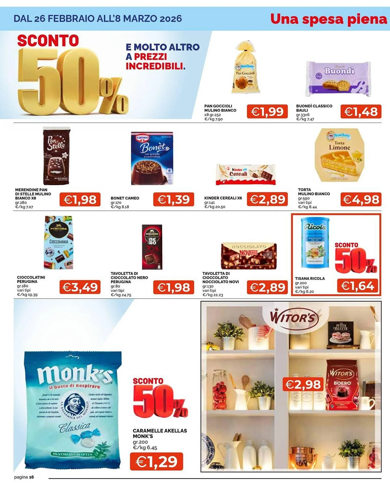Volantino Maxisconto da 26 febbraio a 8 marzo di 2026 - Pagina del volantino 16
