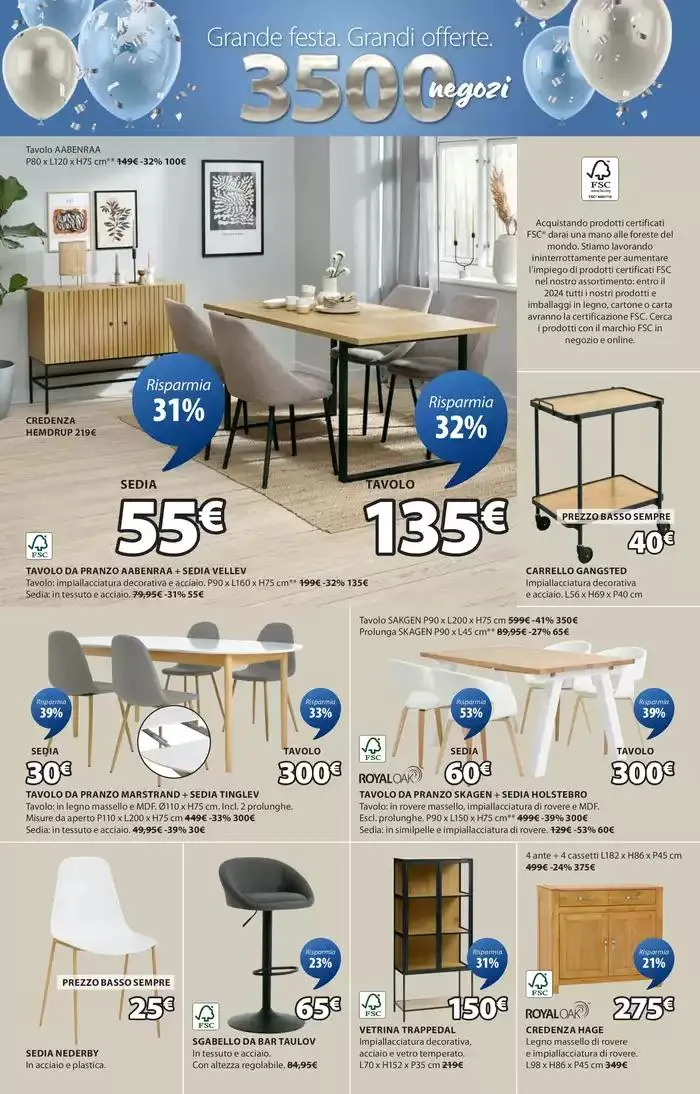 Grande festa. Grandi offerte. da 26 settembre a 23 ottobre di 2024 - Pagina del volantino 4