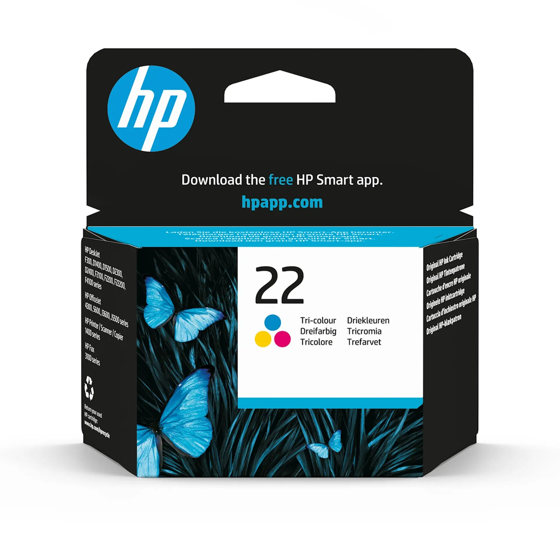 HP - 22 cartuccia di inchiostro originale, colore