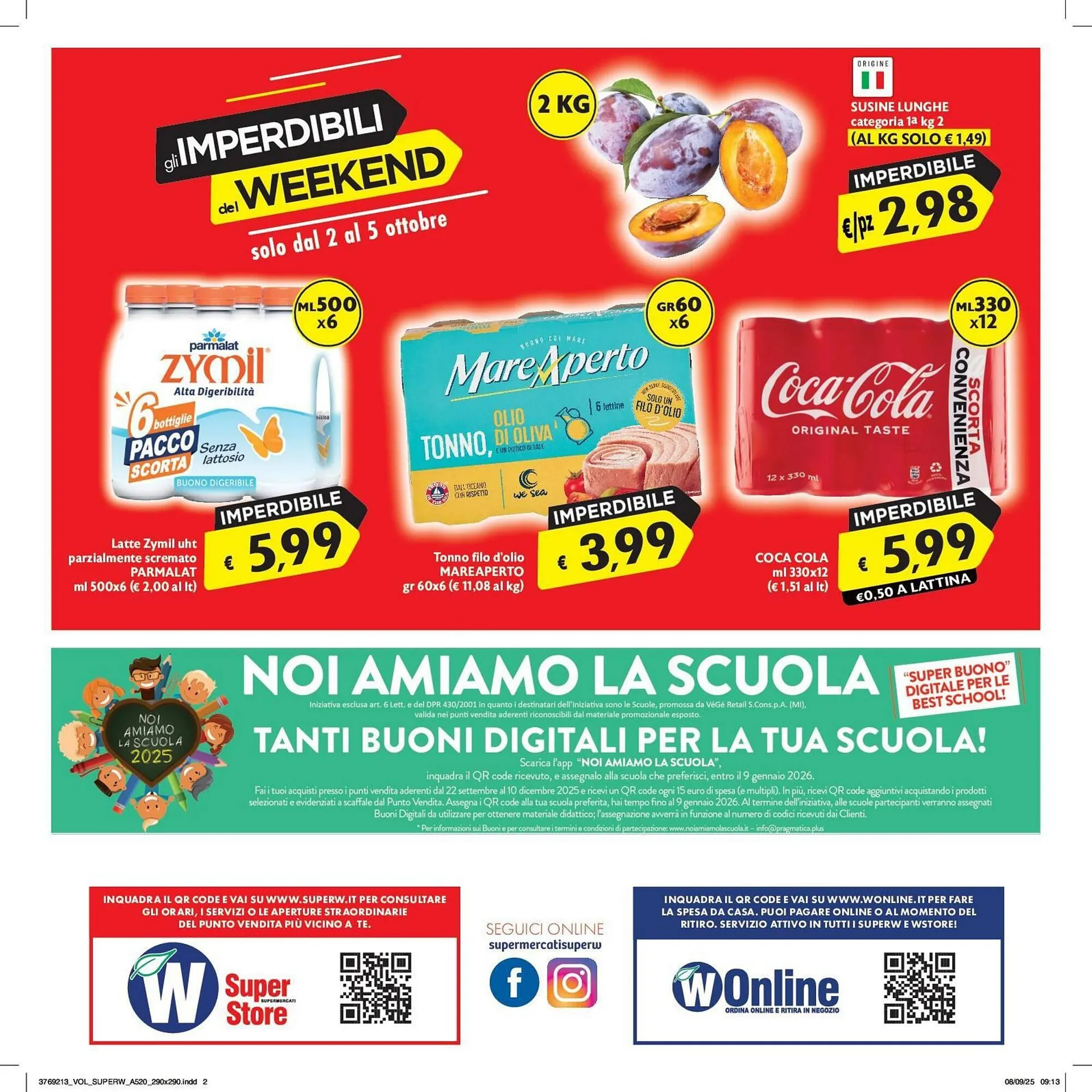 Volantino SuperW da 25 settembre a 9 ottobre di 2025 - Pagina del volantino 12