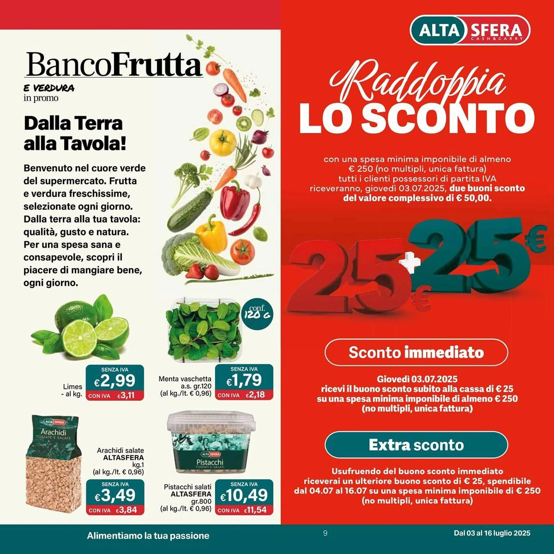 Volantino Altasfera da 3 luglio a 16 luglio di 2025 - Pagina del volantino 9