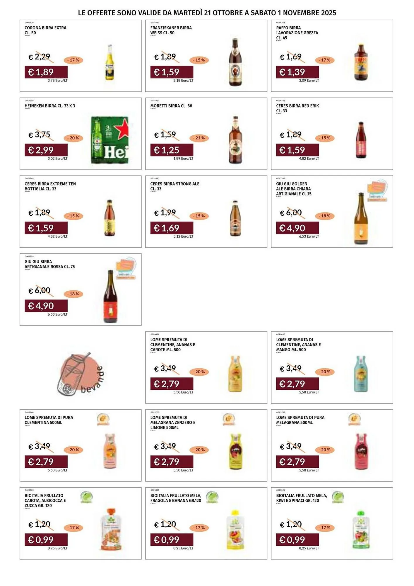 Volantino Prezzemolo e Vitale da 21 ottobre a 1 novembre di 2025 - Pagina del volantino 33