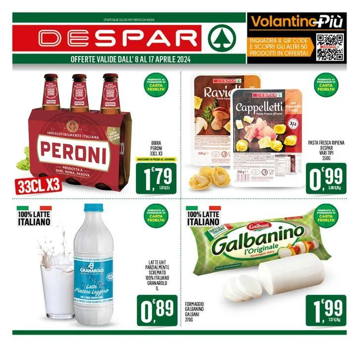 Offerte valide dall' 8 al 17 aprile 2024 da 9 aprile a 17 dicembre di 2024 - Pagina del volantino 1