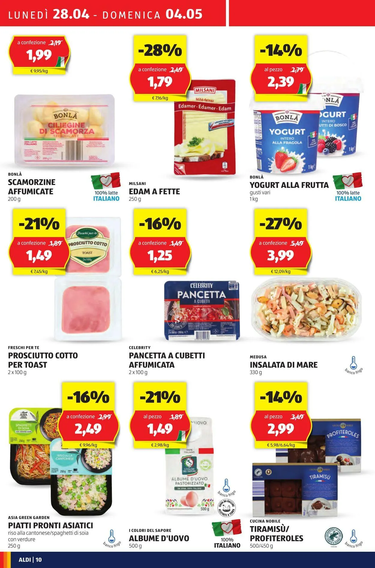 Aldi Volantino attuale da 28 aprile a 4 maggio di 2025 - Pagina del volantino 10