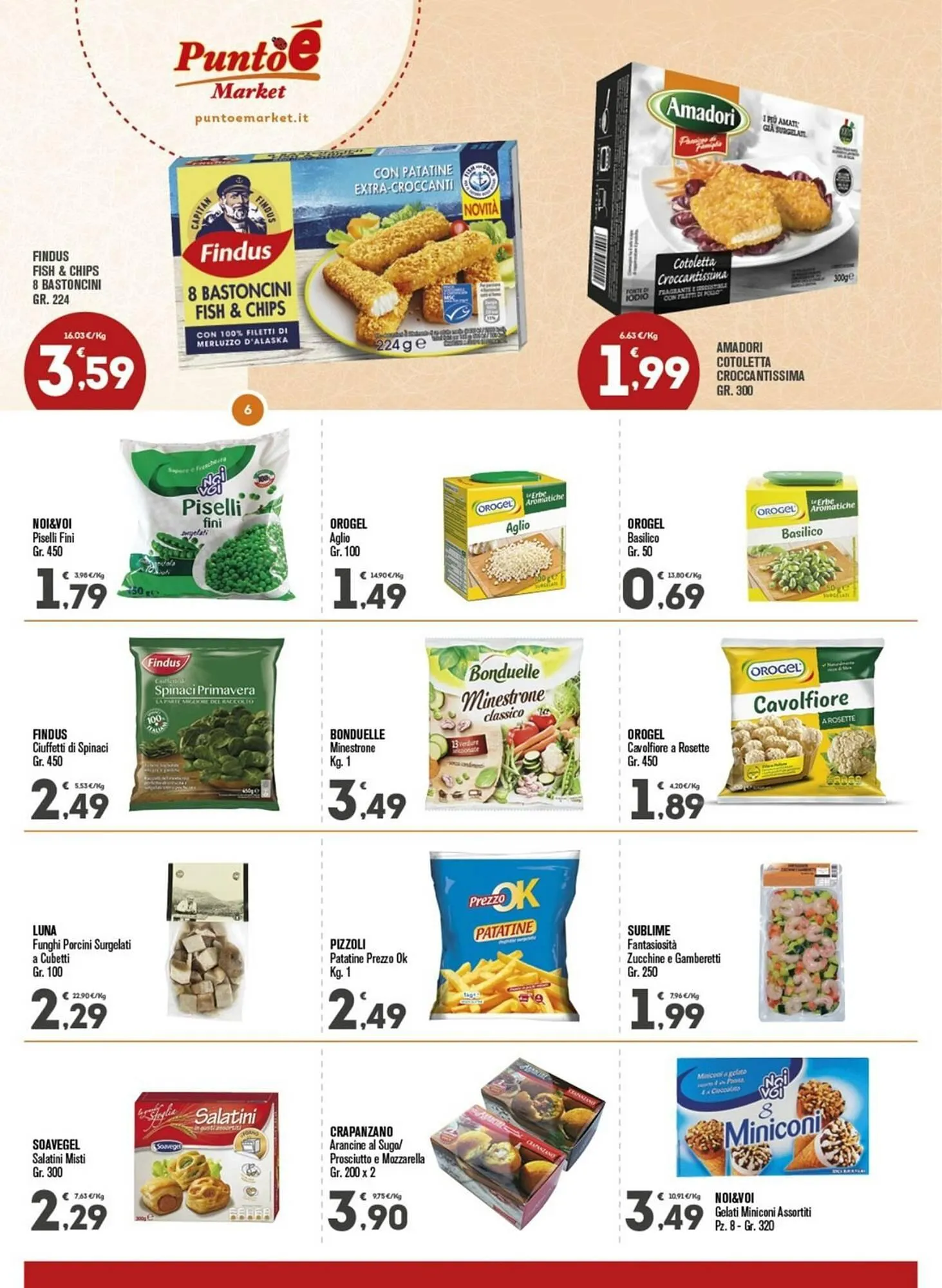 Volantino Punto é market da 27 ottobre a 9 novembre di 2025 - Pagina del volantino 6