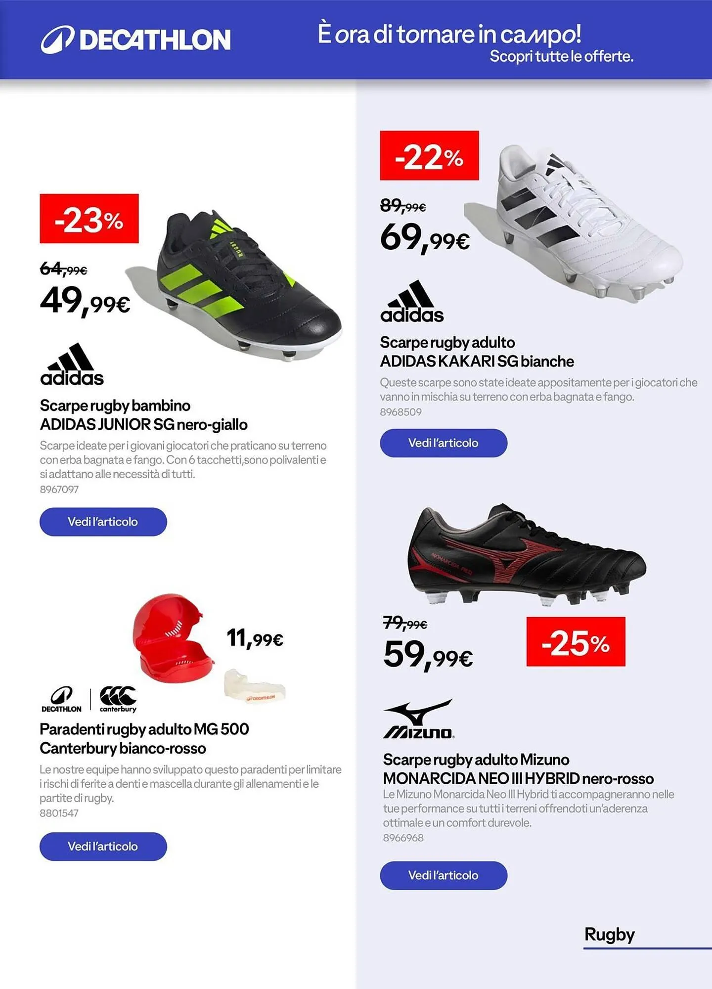 Volantino Decathlon da 1 settembre a 28 settembre di 2025 - Pagina del volantino 23