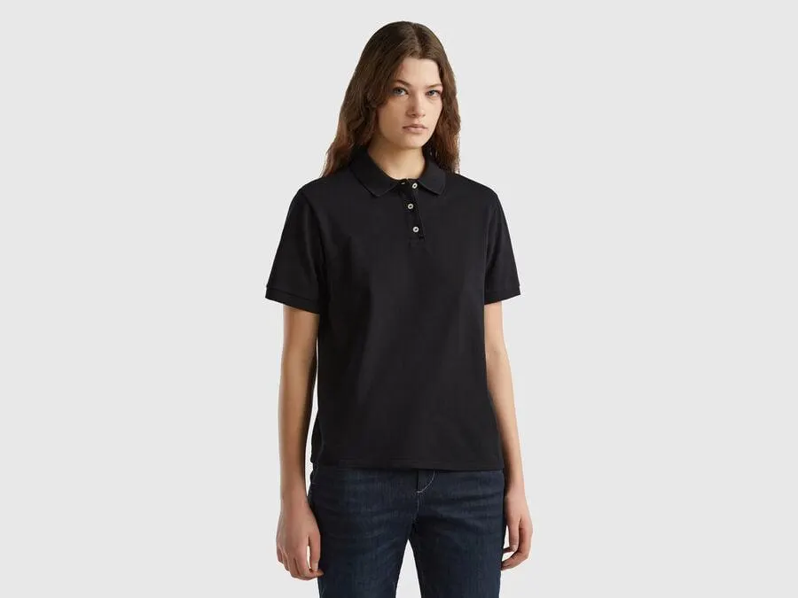 Polo in cotone bio stretch