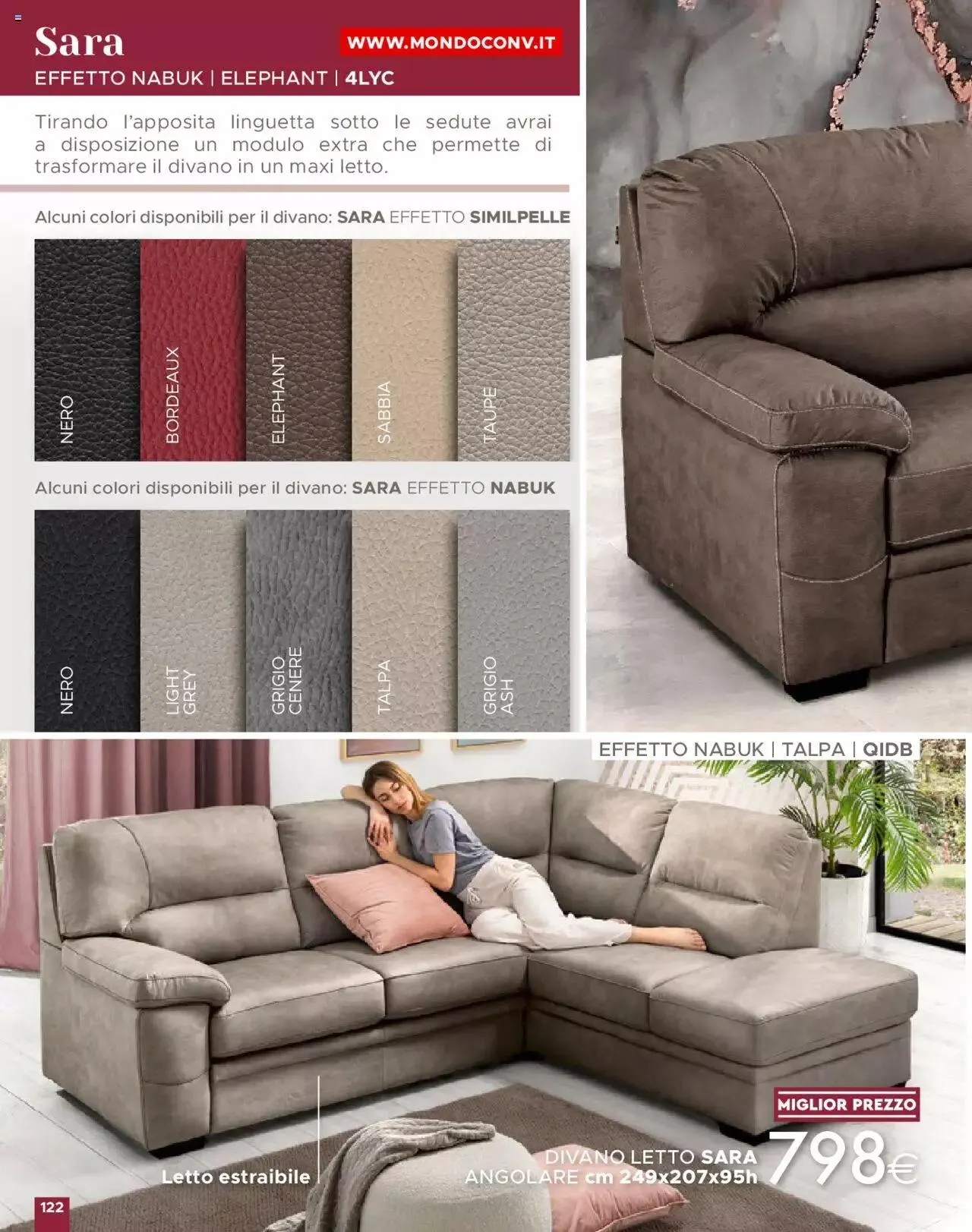 Volantino Mondo Convenienza da 1 ottobre a 31 dicembre di 2023 - Pagina del volantino 124