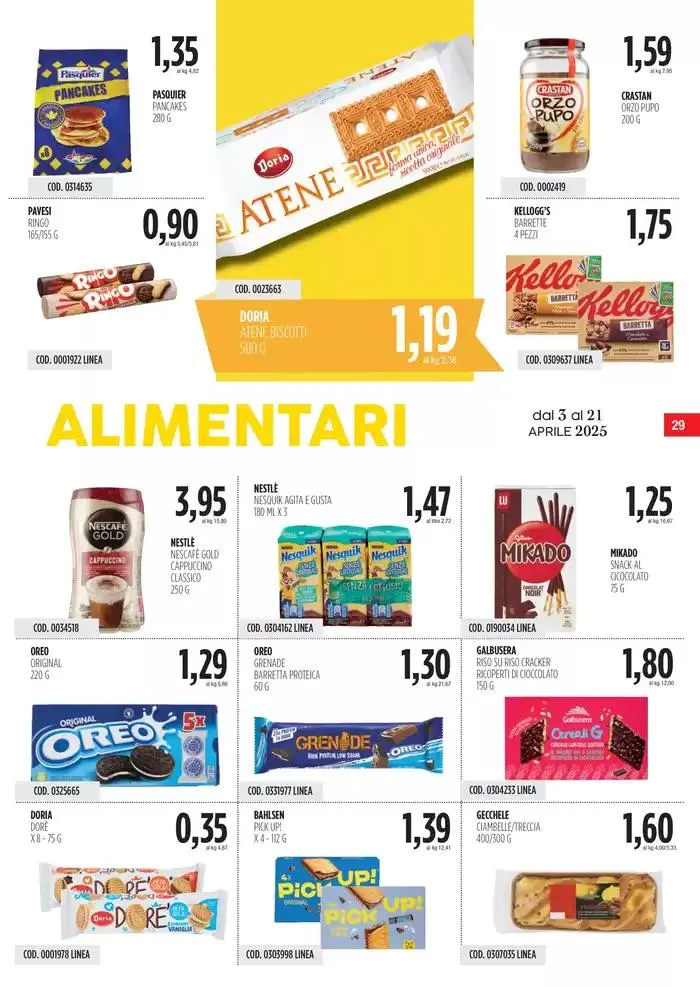 Offerte Carico Cash & Carry da 3 aprile a 21 aprile di 2025 - Pagina del volantino 29