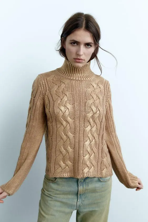 PULLOVER IN MAGLIA FOIL