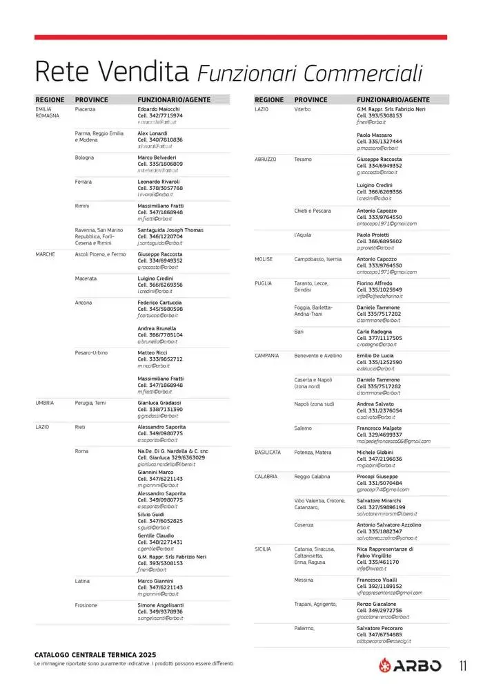 Catalogo Centrale termica 2025  da 8 aprile a 31 dicembre di 2025 - Pagina del volantino 11