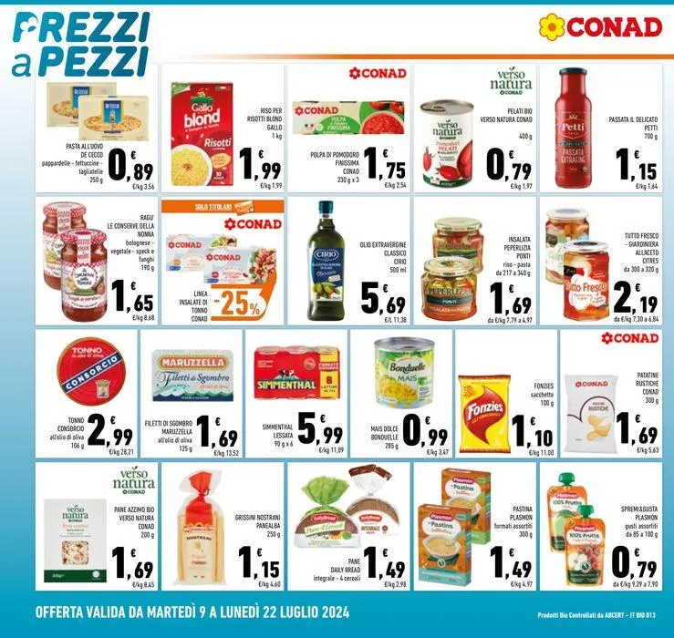 Prezzi a pezzi da 9 luglio a 22 luglio di 2024 - Pagina del volantino 18