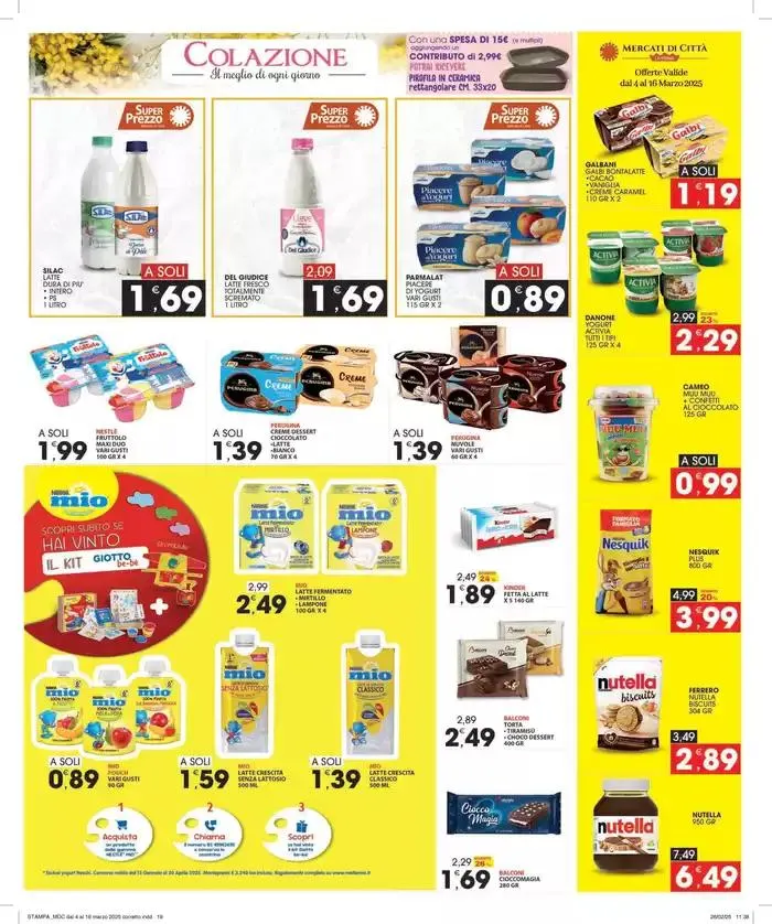 Offerte valide dal 4 al 16 marzo 2025 da 4 marzo a 16 marzo di 2025 - Pagina del volantino 19