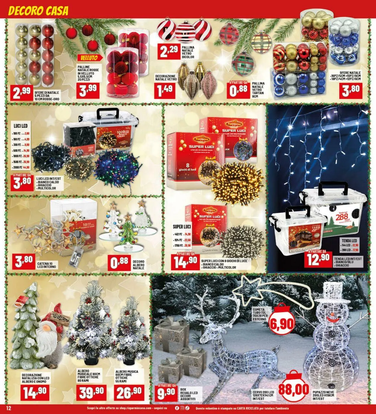 Risparmio Casa Volantino attuale da 26 novembre a 20 dicembre di 2025 - Pagina del volantino 12