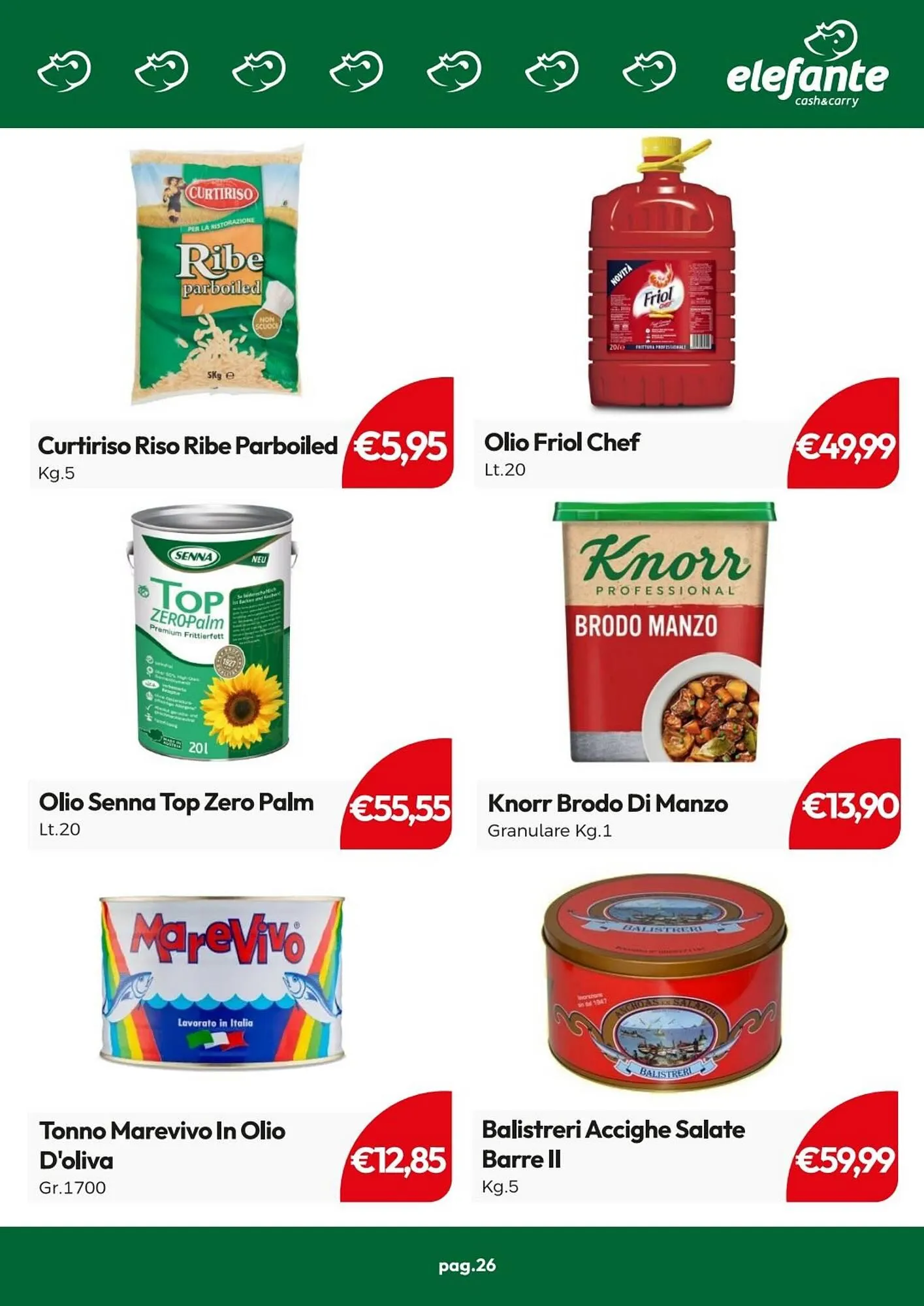 Volantino Elefante Cash & Carry da 14 maggio a 24 maggio di 2026 - Pagina del volantino 26