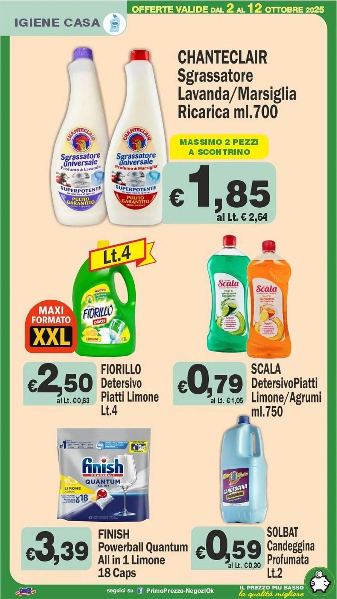 Volantino Primo Prezzo da 2 ottobre a 12 ottobre di 2025 - Pagina del volantino 15