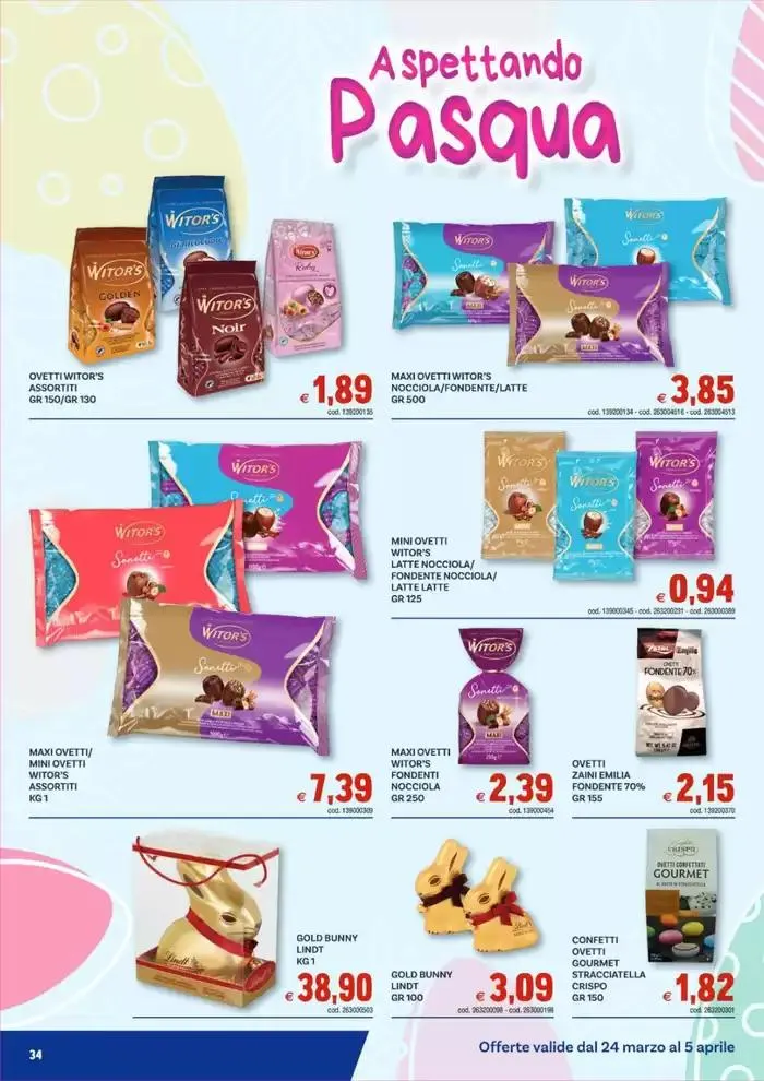 Guida alle offerte da 24 marzo a 5 aprile di 2025 - Pagina del volantino 34