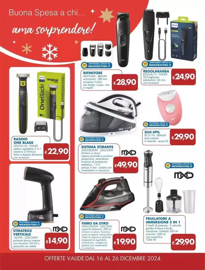 Il magico natale di MD da 16 dicembre a 26 dicembre di 2024 - Pagina del volantino 28