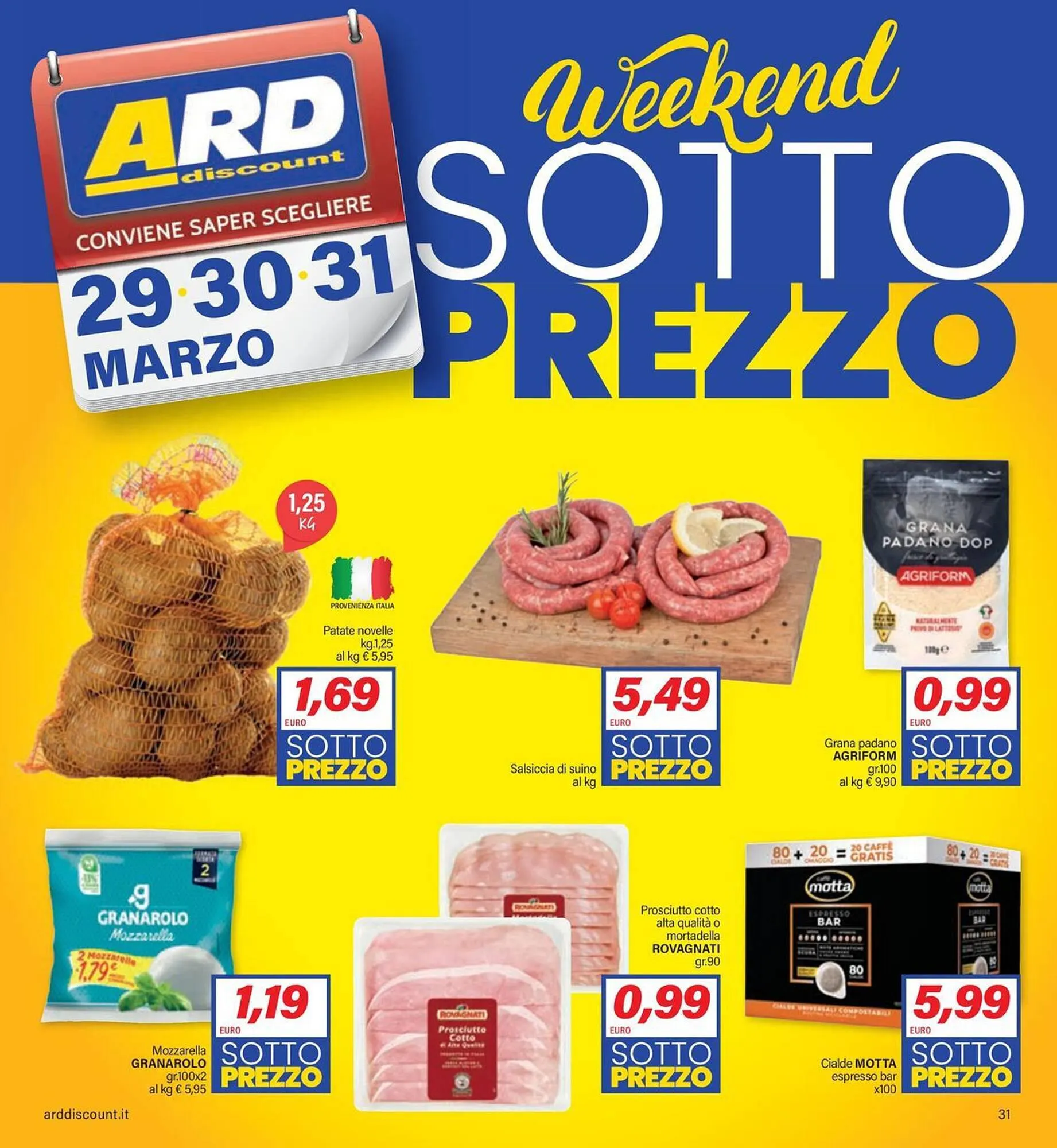 Volantino Ard Discount da 21 marzo a 1 aprile di 2024 - Pagina del volantino 31