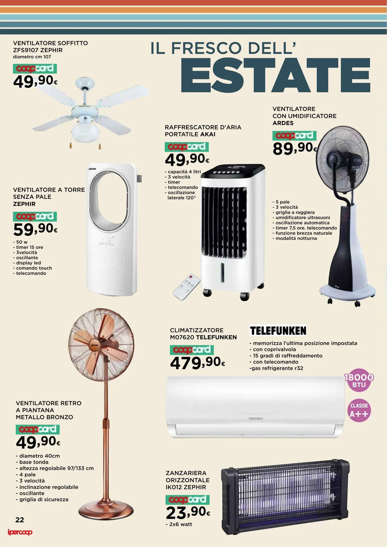 Coop Volantino attuale da 14 giugno a 25 luglio di 2023 - Pagina del volantino 22