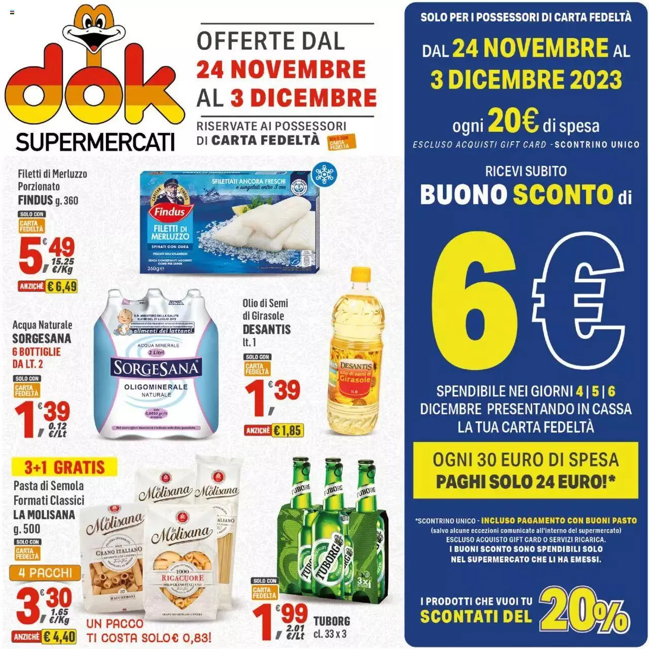 Volantino DOK da 24 novembre a 3 dicembre di 2023 - Pagina del volantino 1