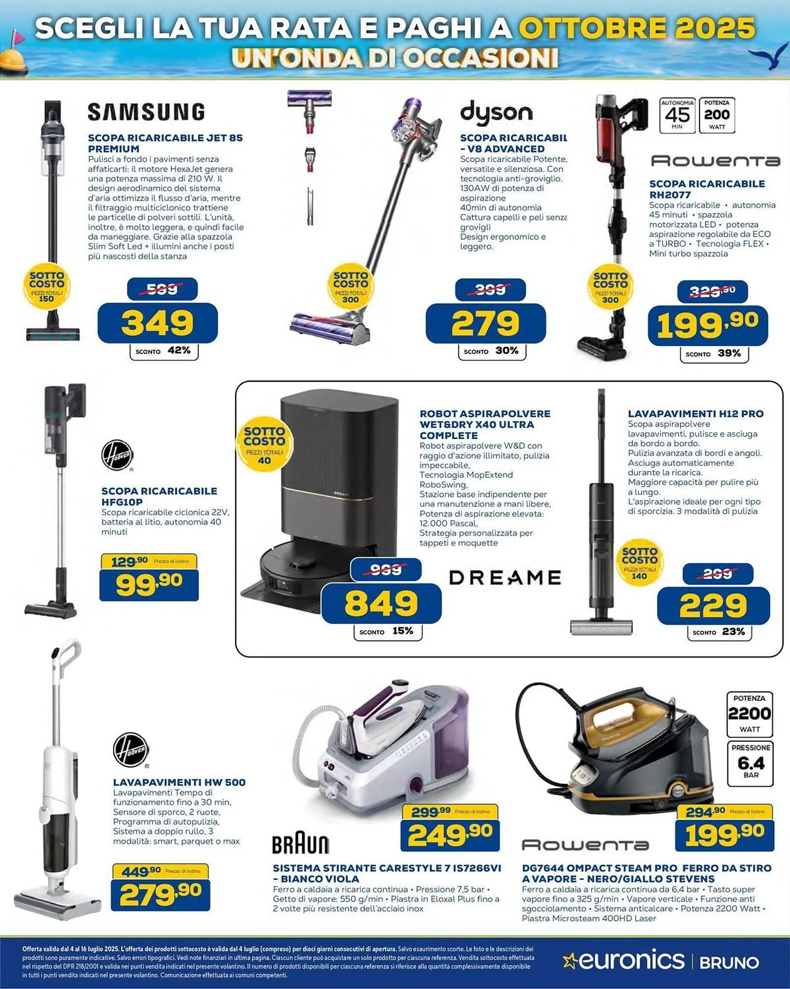 Volantino Euronics da 4 luglio a 16 luglio di 2025 - Pagina del volantino 16