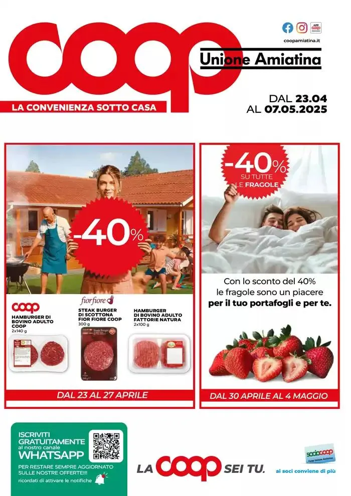 LA CONVENIENZA SOTTO CASA da 23 aprile a 7 maggio di 2025 - Pagina del volantino 1