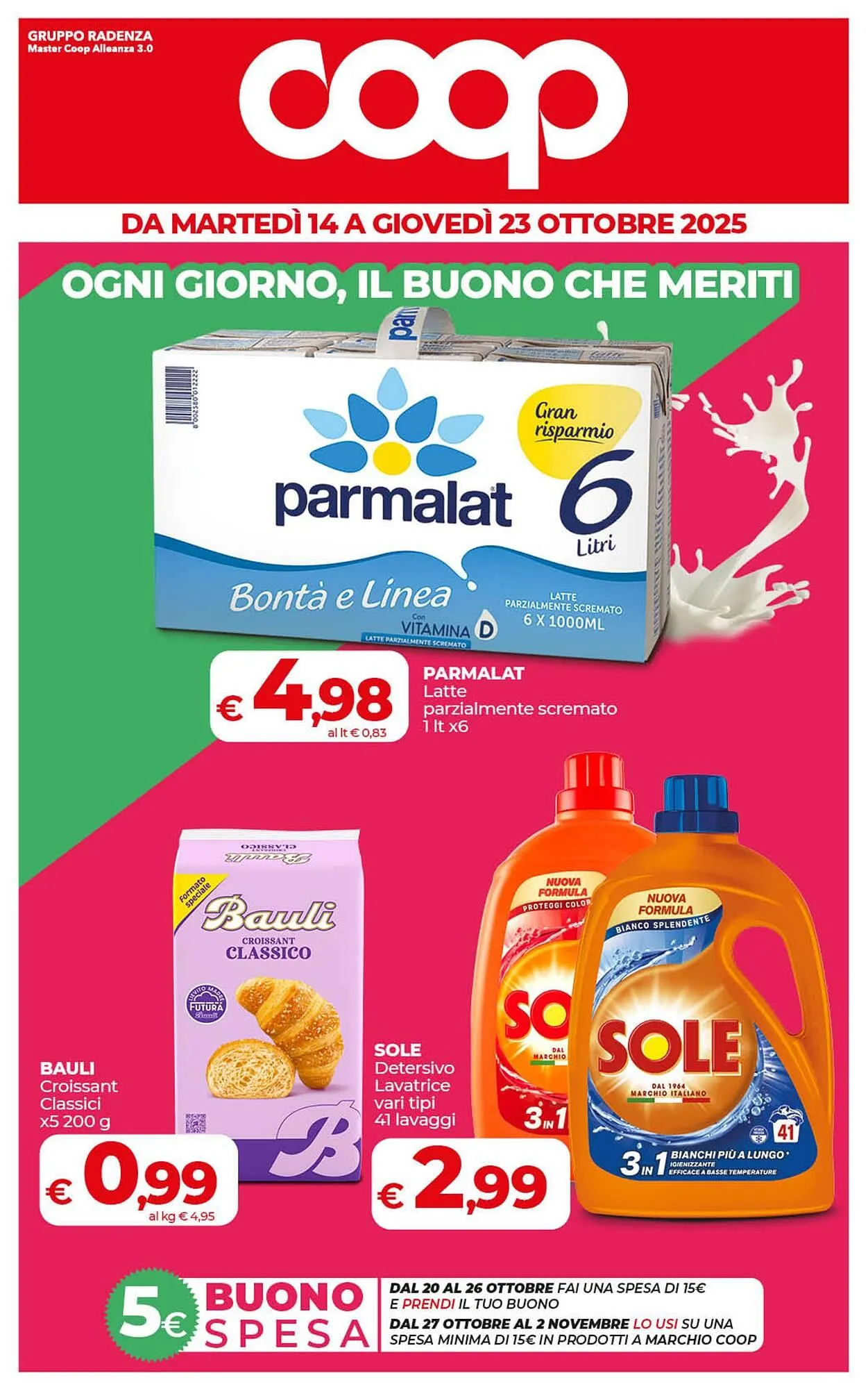 Volantino Coop Radenza da 14 ottobre a 23 ottobre di 2025 - Pagina del volantino 1