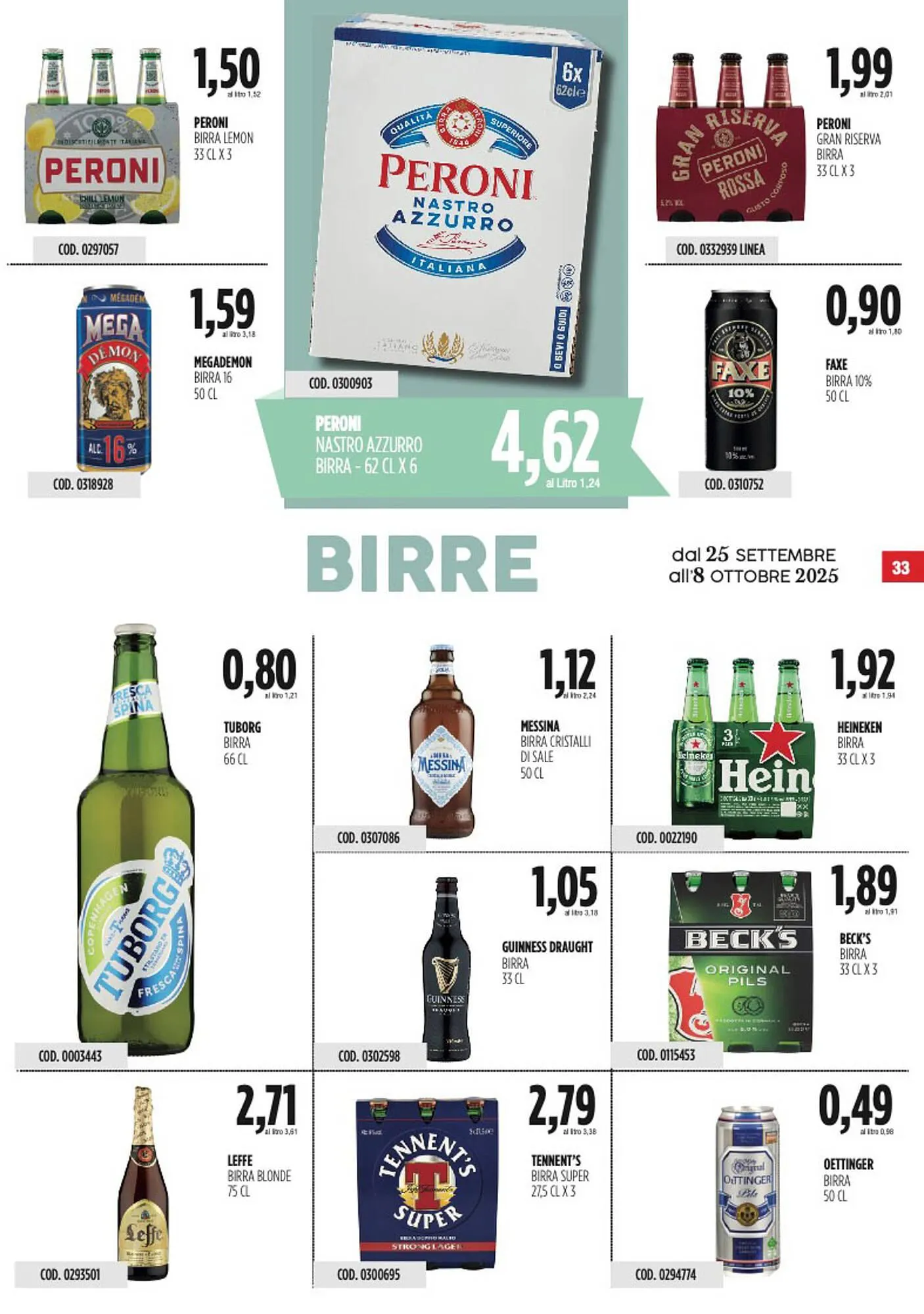 Volantino Carico Cash & Carry da 25 settembre a 8 ottobre di 2025 - Pagina del volantino 33