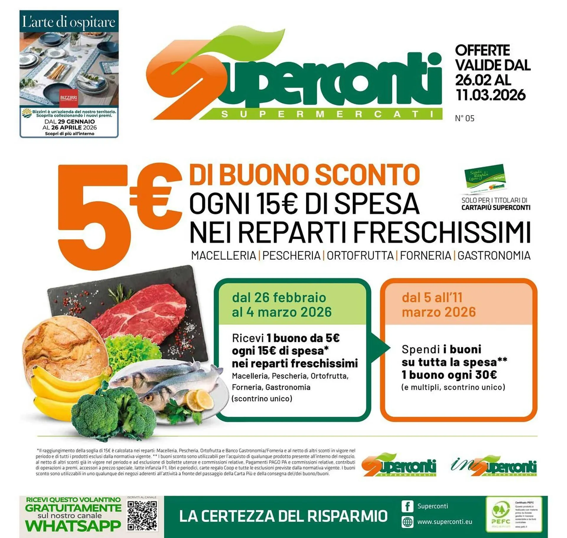 Volantino Superconti da 26 febbraio a 11 marzo di 2026 - Pagina del volantino 1