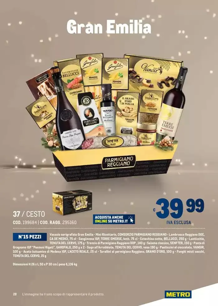 Cesti di Natale Ridotto da 4 novembre a 31 dicembre di 2024 - Pagina del volantino 28