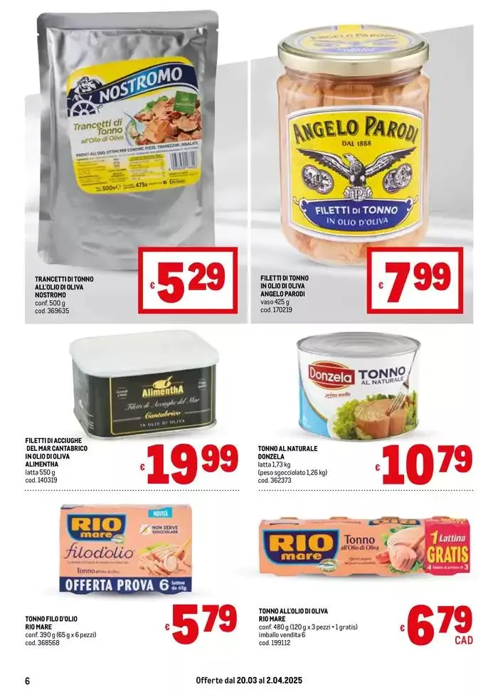 Offerte per te -Area 2 da 20 marzo a 2 aprile di 2025 - Pagina del volantino 6