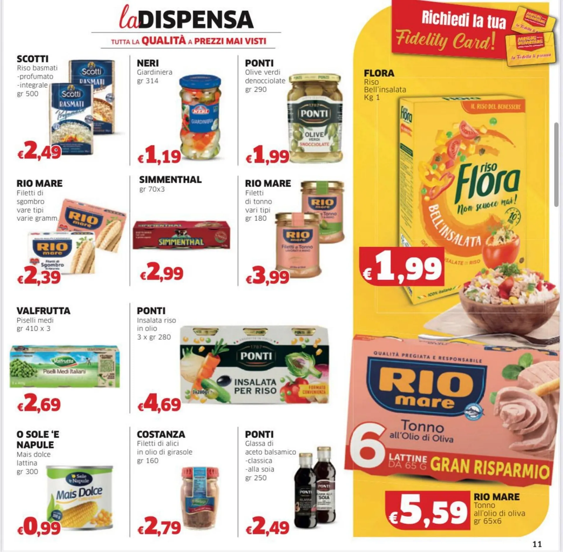 Volantino Mercati Alimentari da 17 luglio a 30 luglio di 2025 - Pagina del volantino 11