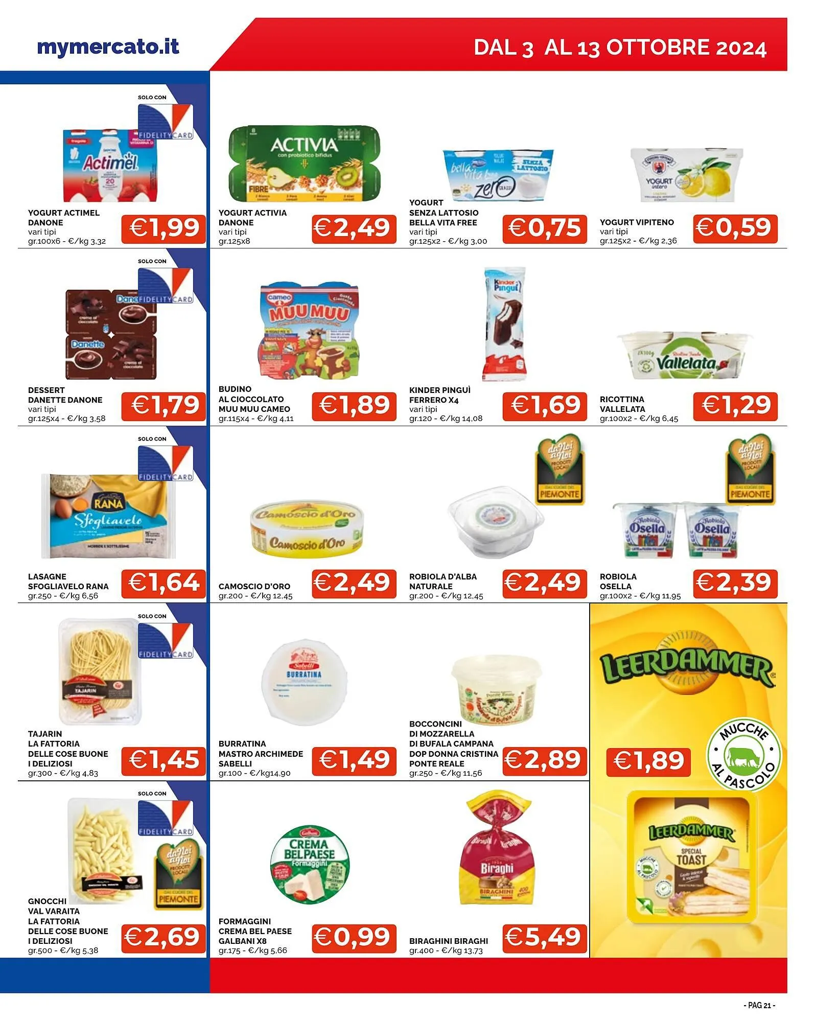 Volantino Mercatò Extra da 3 ottobre a 13 ottobre di 2024 - Pagina del volantino 21
