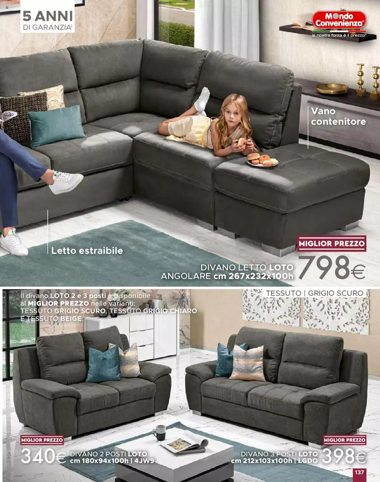 Volantino Mondo Convenienza da 1 ottobre a 31 dicembre di 2023 - Pagina del volantino 139