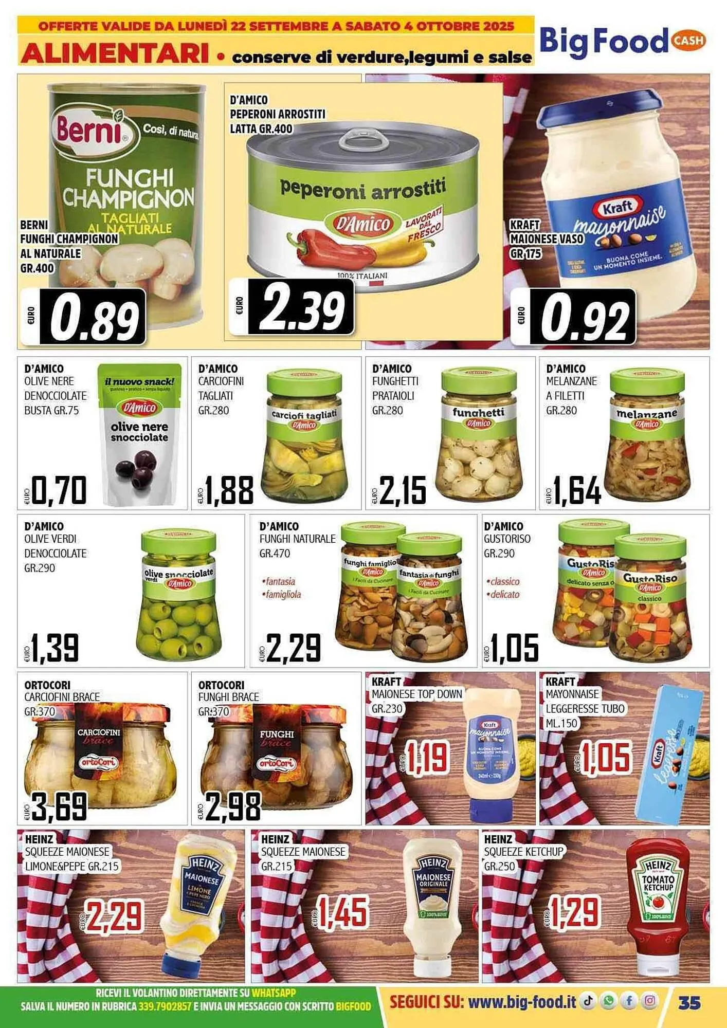 Volantino Big Food da 22 settembre a 4 ottobre di 2025 - Pagina del volantino 35